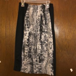 Snake print Pencil Skirt